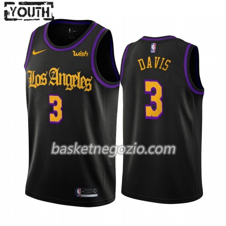 Canotte Bambino Los Angeles Lakers Anthony Davis 3 2019-20 Nike City Creative Swingman